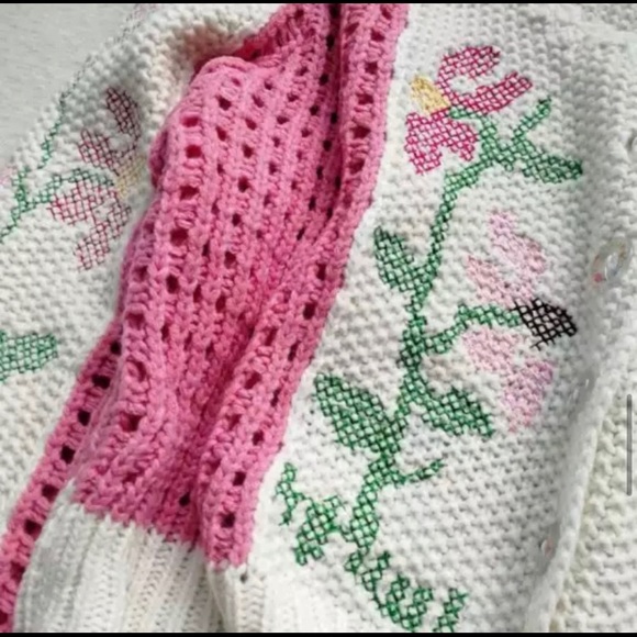 Pretty in Pink Crochet Cardigan NWT - Picture 11 of 11